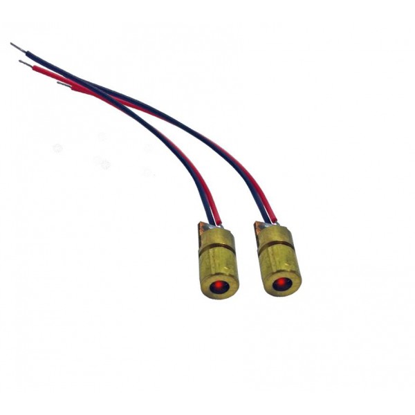 3V Laser Dot Diode Module Head 6.5 MM