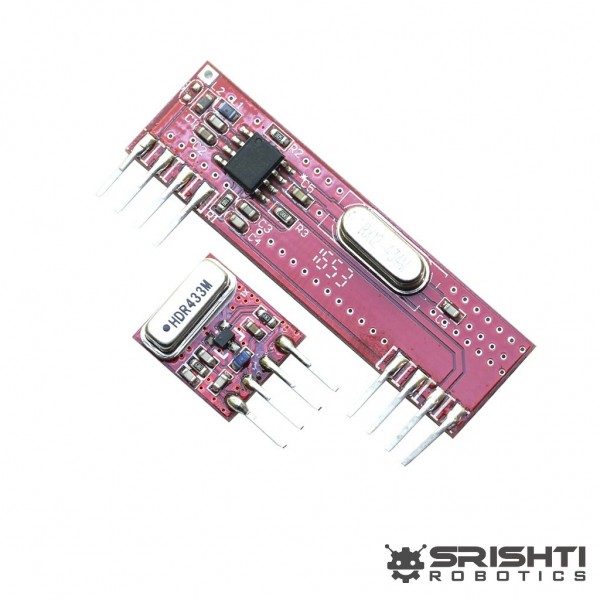  Rf Module Wireless Transmitter & Receiver - 433 Mhz